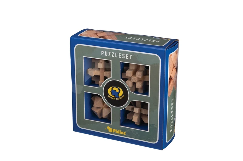 Puzzleset Nummer Eins mit 4 Knobelspielen – Philos