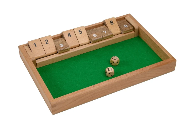Shut the Box 9er FSC-Holzspiel – Philos
