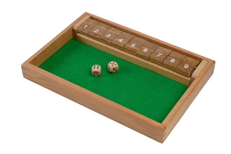 Shut the Box 9er FSC-Holzspiel – Philos