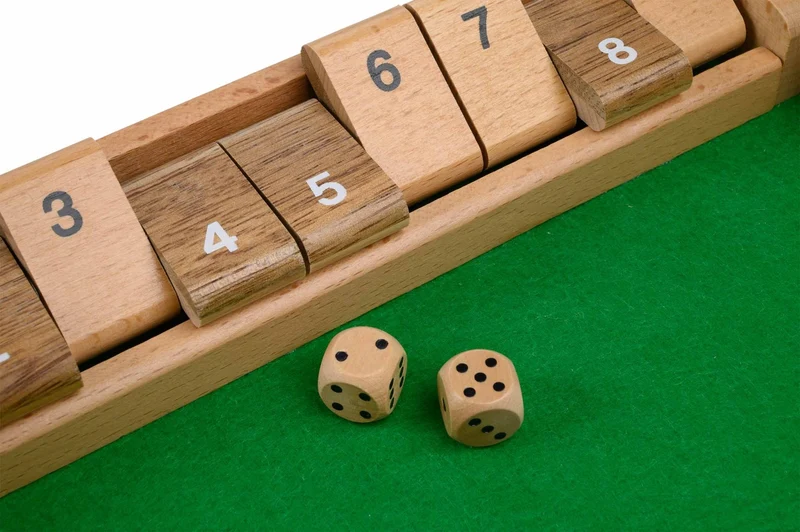 Shut the Box 9er FSC-Holzspiel – Philos