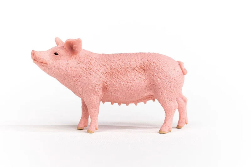 Spielfigur Hausschwein – Schleich Farm World rosa Ferkel