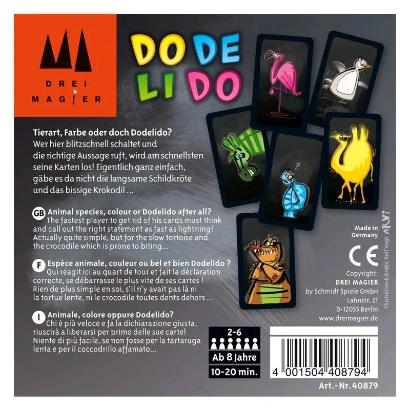 Drei Magier: Dodelido, Kartenspiel