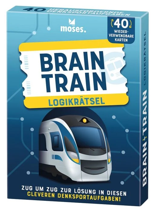 Brain Train – Logikrätsel mit abwischbarem Stift