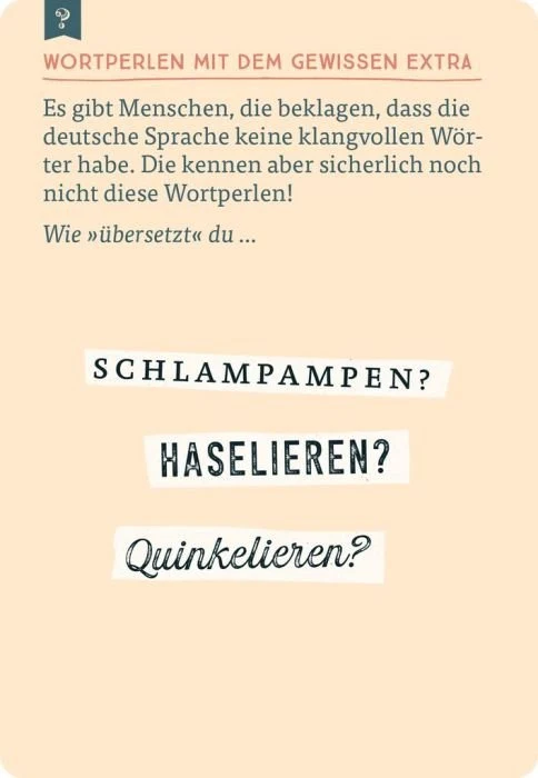 Das große Quiz der vergessenen Wörter