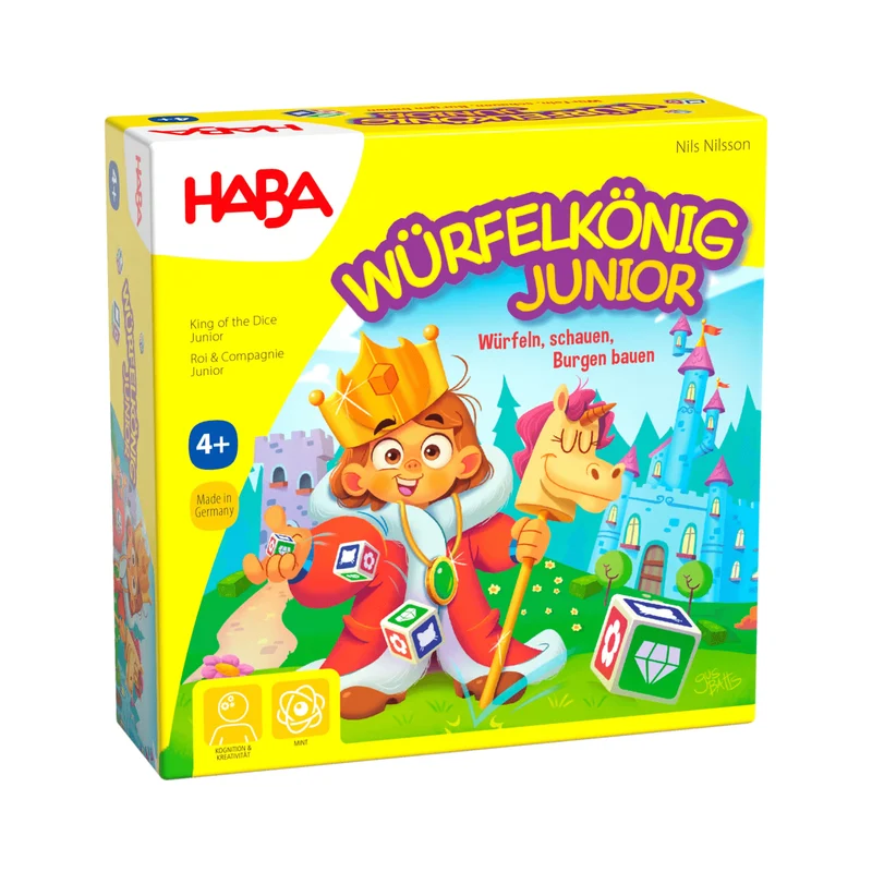 HABA Kinderspiel Würfelkönig Junior, Würfelspiel