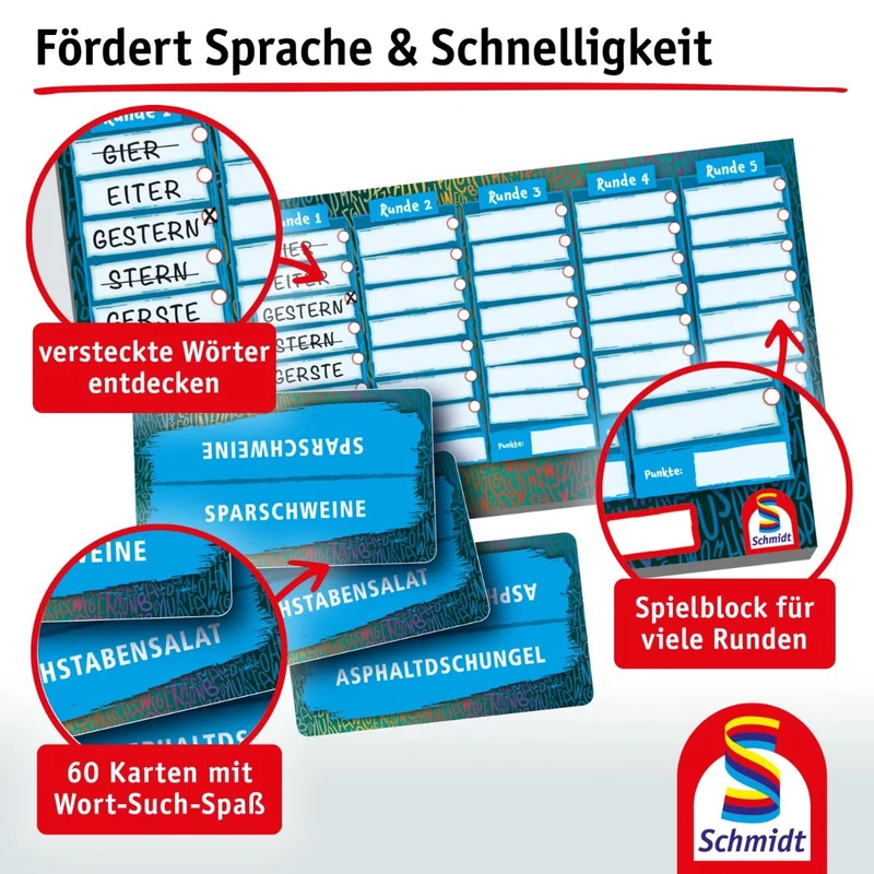 Ich seh' ein Wort – Wortspiel ab 8 Jahren