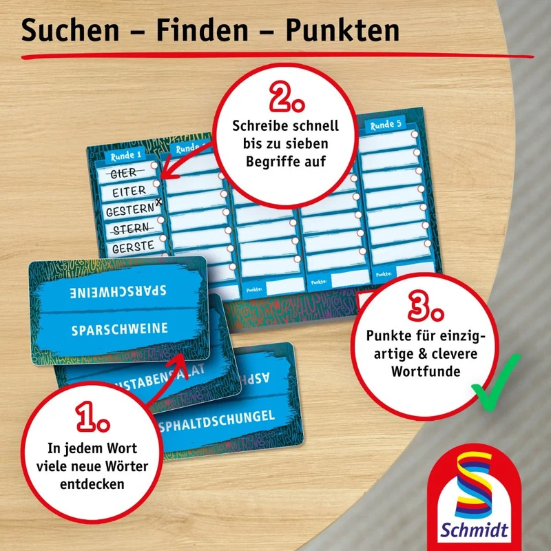 Ich seh' ein Wort – Wortspiel ab 8 Jahren