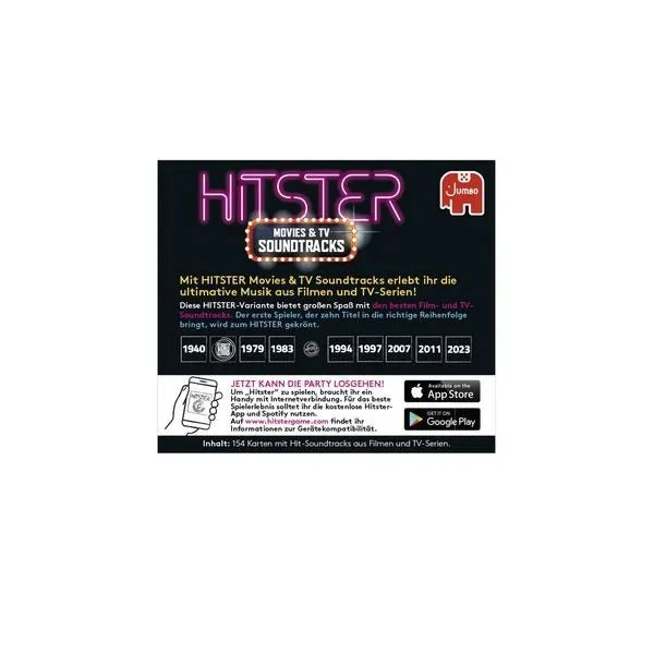 Hitster – Movies & TV Soundtracks Expansion Pack - Musikquiz