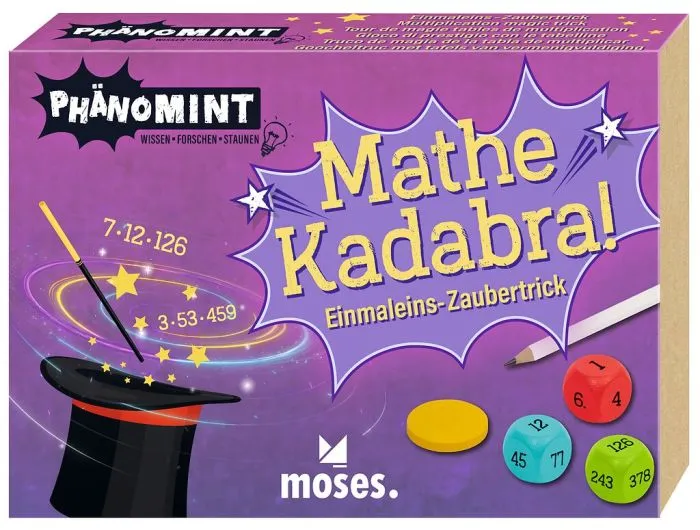 Mathe Kadabra – Mathe-Zaubertrick ab 8 Jahren