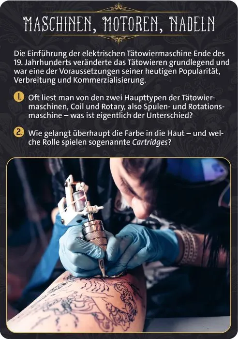 Das große Tattoo Quiz – 100 Fragen Kartenset