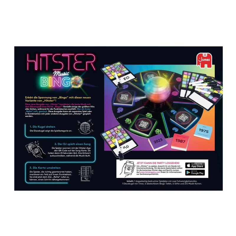 Hitster Bingo – Das musikalische Partyspiel