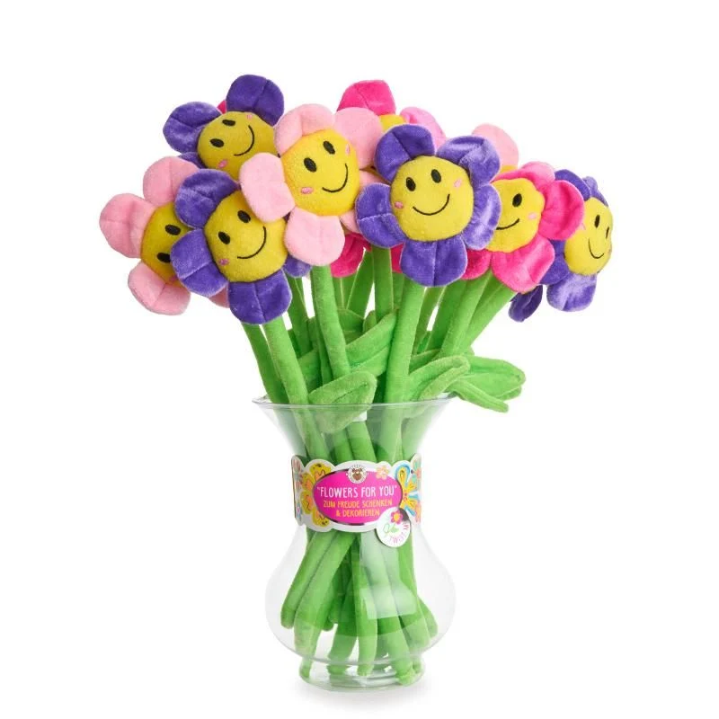 Stoffblume Flower for You – Plüschblume Neon – Trendhaus