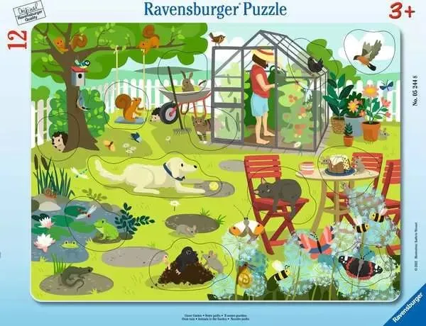 Rahmenpuzzle 12 Teile Unser Garten ab 3 Jahren – Ravensburger