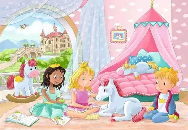 Kinderpuzzle ab 3 Jahren - Zauberhafte Freundschaft - 12 Teile