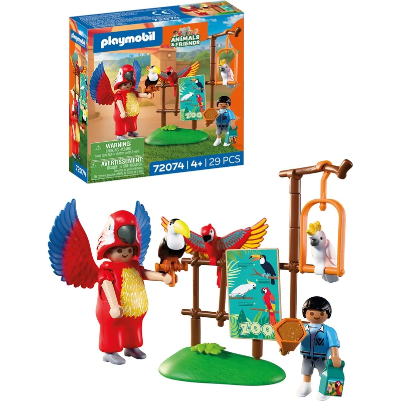 Playmobil Zoo Maskottchen 72074 – Tier Spielset