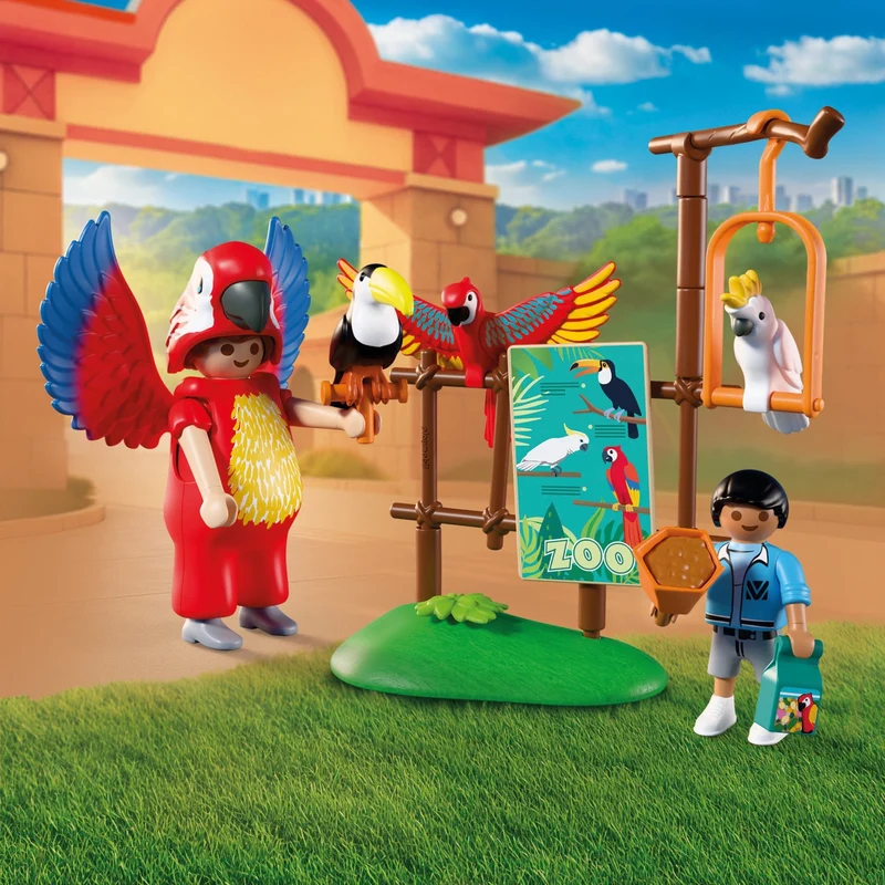Playmobil Zoo Maskottchen 72074 – Tier Spielset