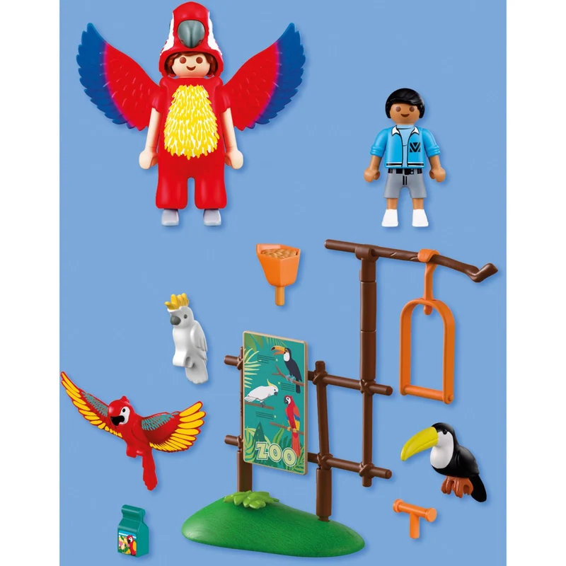 Playmobil Zoo Maskottchen 72074 – Tier Spielset