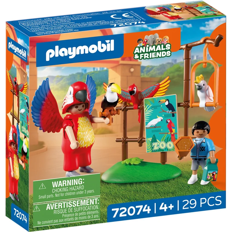 Playmobil Zoo Maskottchen 72074 – Tier Spielset