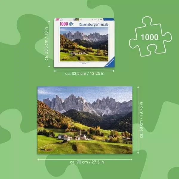 Dolomiten im Herbst Puzzle 1000 Teile