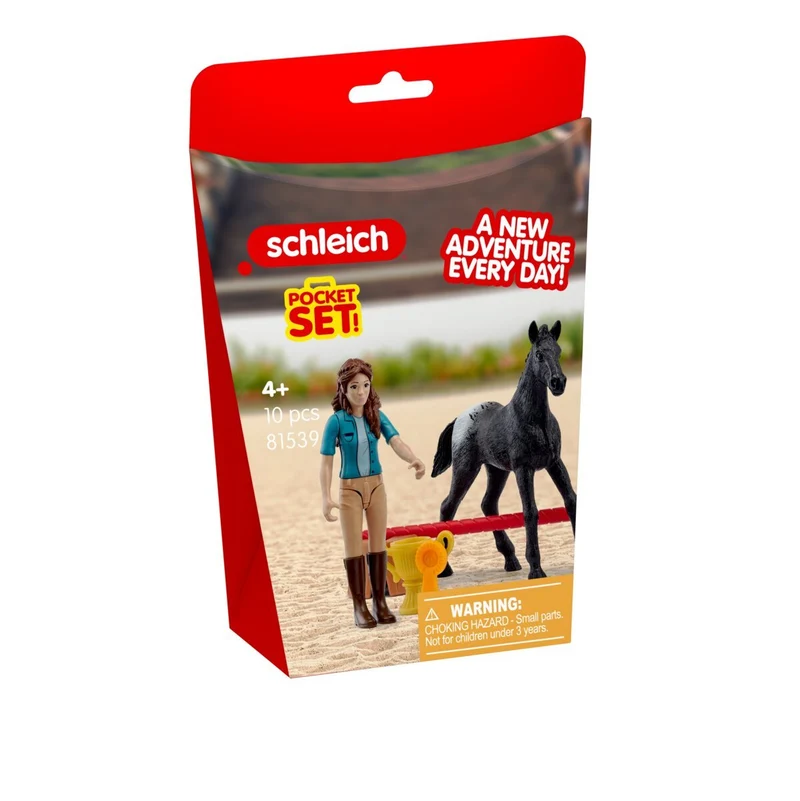Turniersieg mit Flocke Appaloosa – Schleich Pocket Sets