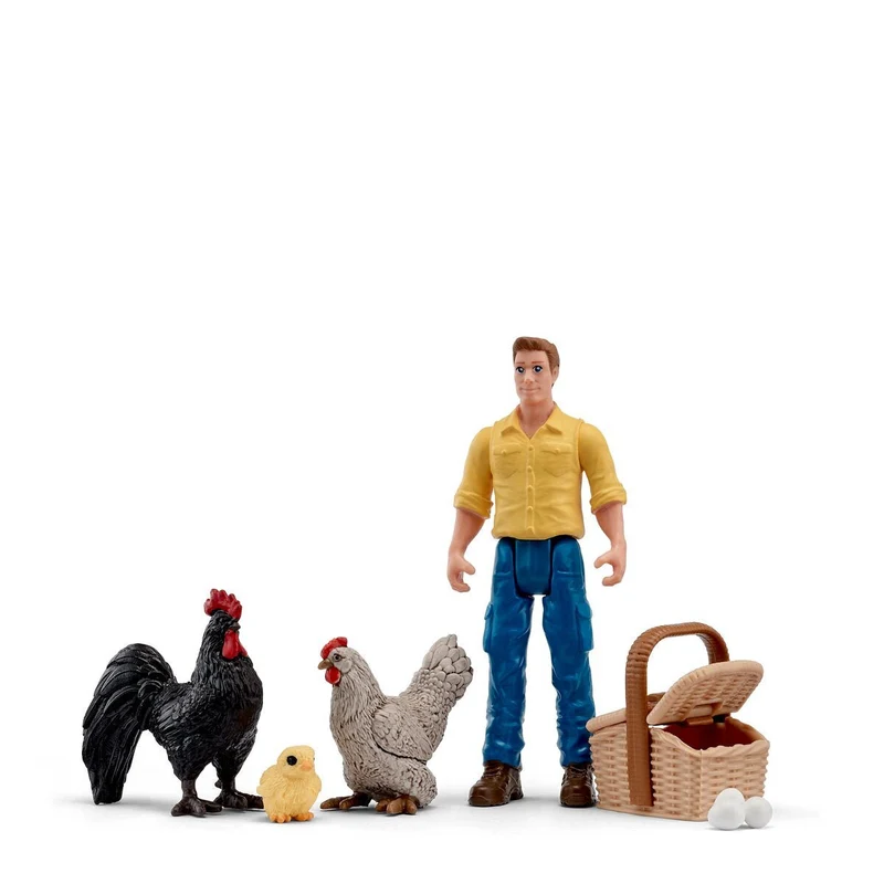 Piepmatz Parade mit Hühnern – Schleich Pocket Sets