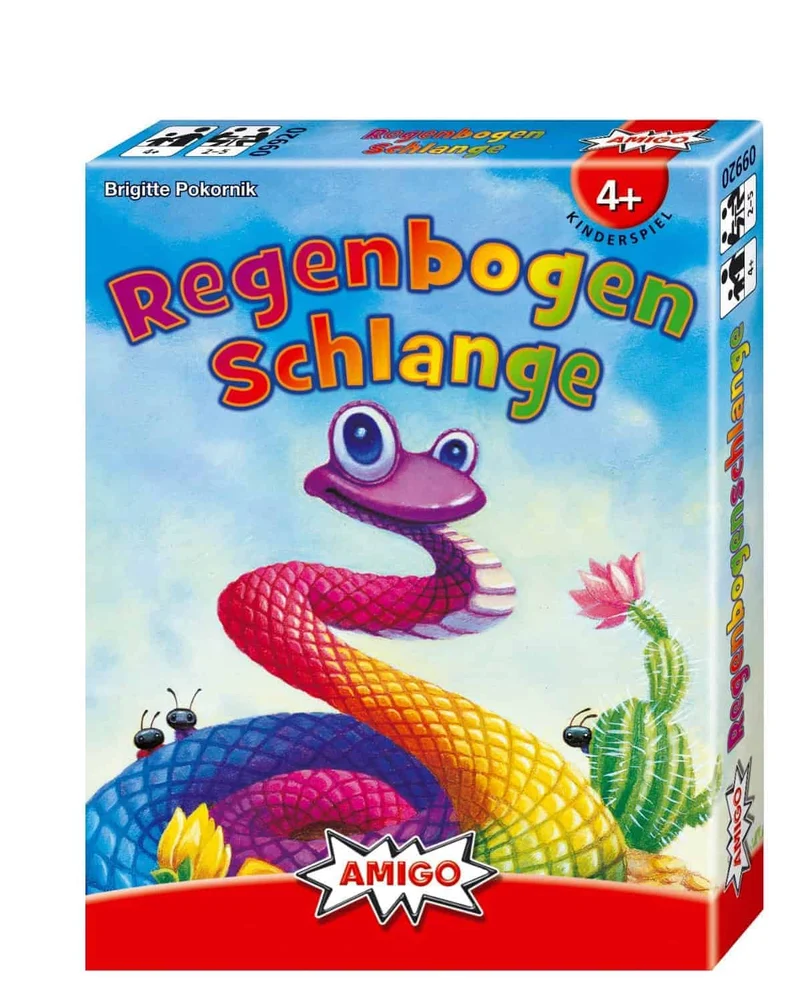 Regenbogenschlange Kartenspiel – Farben-Legespiel