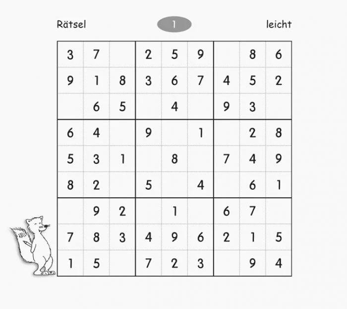 365 Sudokus für Kinder