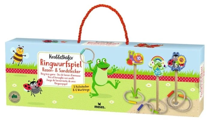 Krabbelkäfer Ringwurfspiel Rasen- & Sandstecker