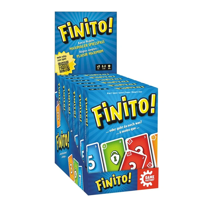 Finito Kartenspiel – Zahlen und Strategie ab 8 Jahren