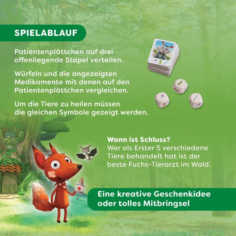 HABA Kleiner Fuchs Tierarzt – Würfelspiel