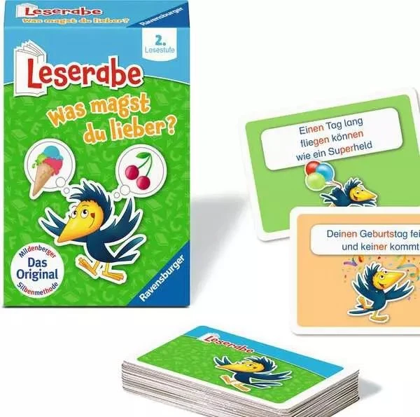 Leserabe - Lernspiel Was magst Du lieber?