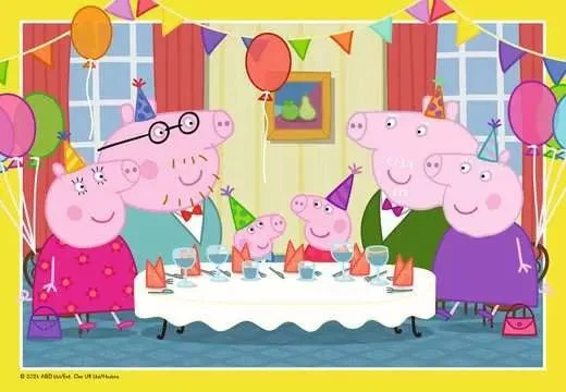 Kinderpuzzle - Peppa Pig - Zeit zu feiern! - 12 Teile