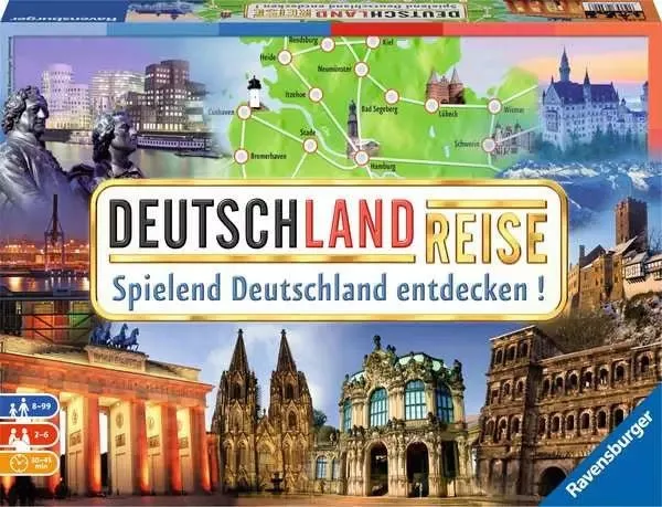 Deutschlandreise – Familienspiel ab 8 Jahren