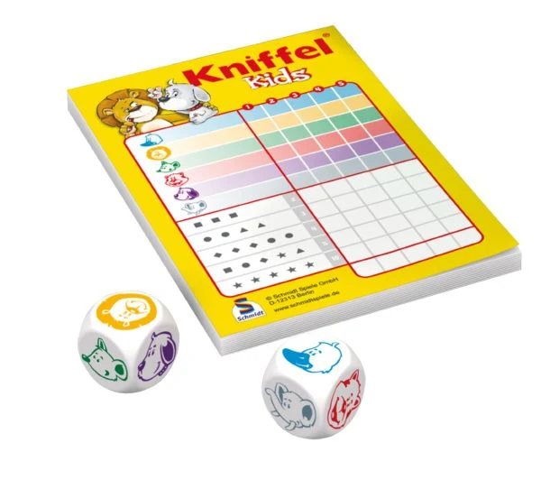 Kniffel: Kids, Reisespiel in der Metalldose