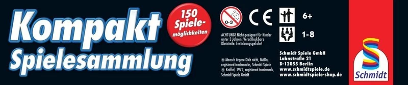 150er Kompakt-Spielesammlung, 150 Spielemöglichkeiten