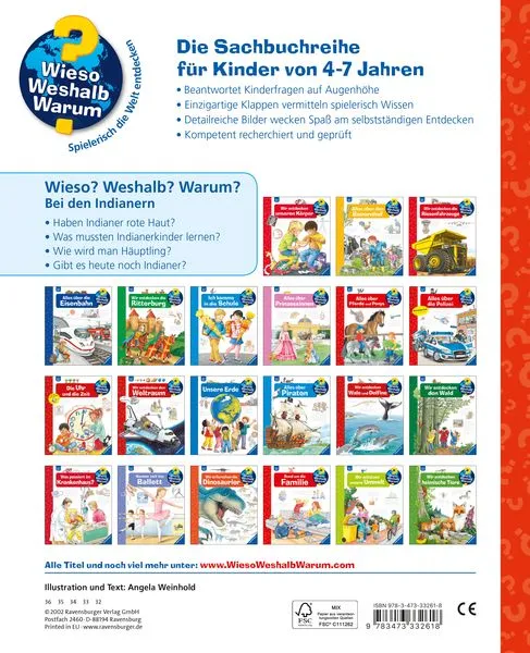 Wieso? Weshalb? Warum?, Band 18: Bei den Indianern