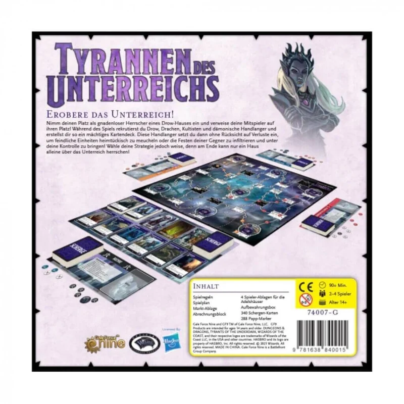 D&D Brettspiel - Tyrannen des Unterreichs DE