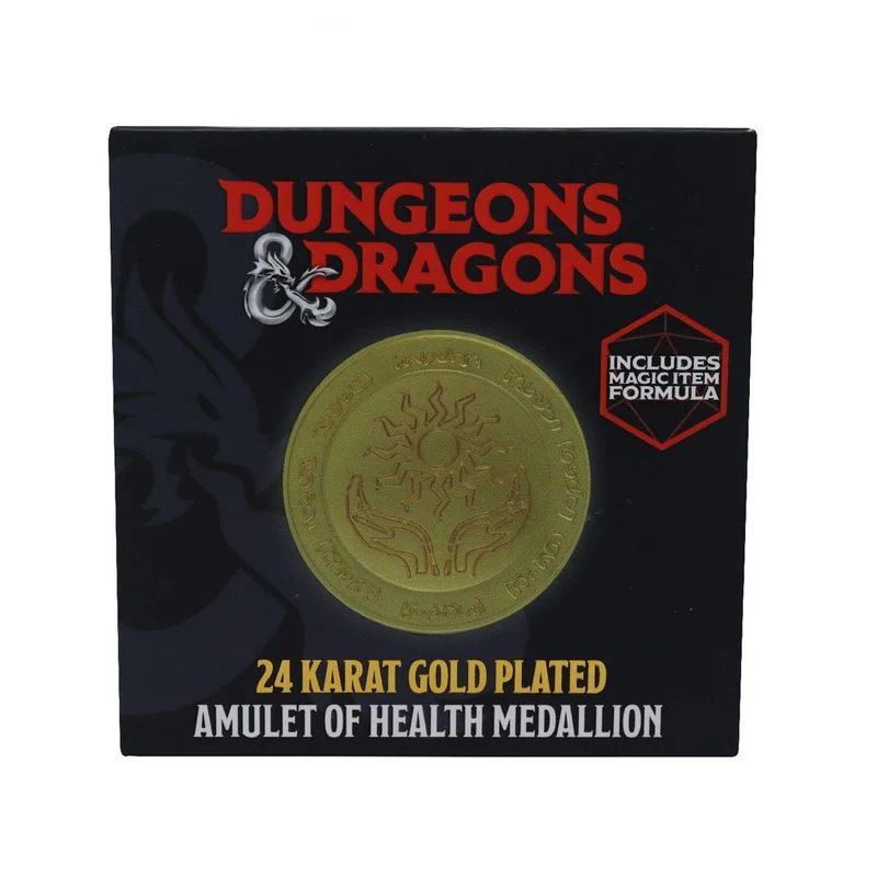 D&D Medallion Amulet Of Health Limited Edition (gold plated)