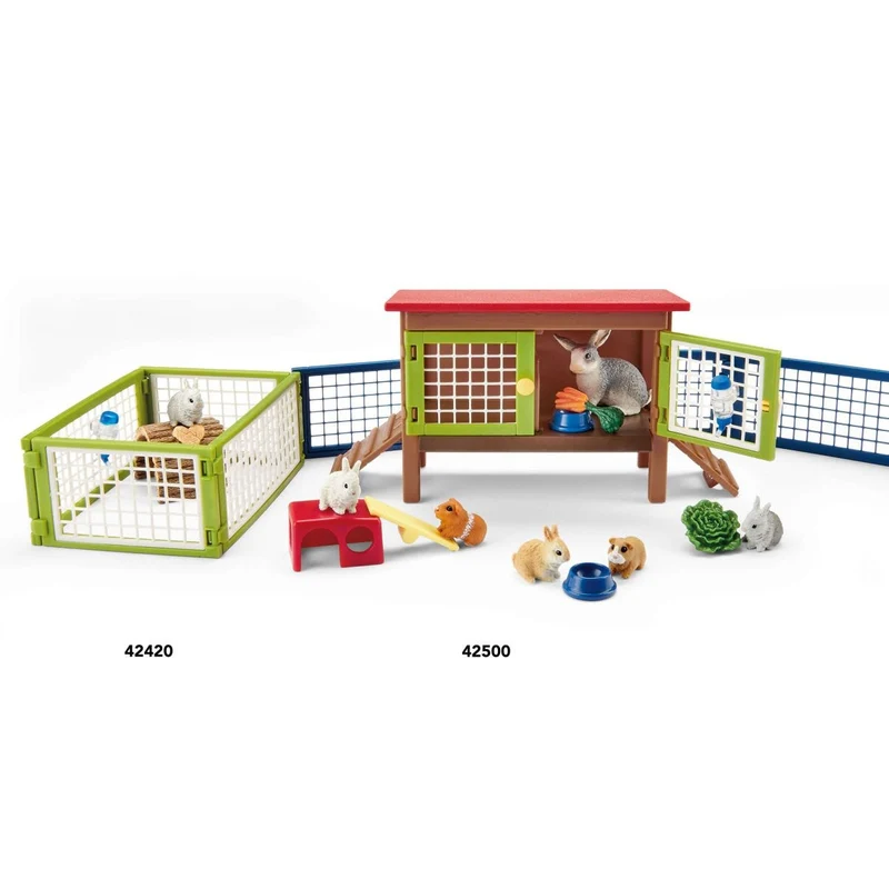 Zuhause für Kaninchen und Meerschweinchen – Schleich Farm World Spielset