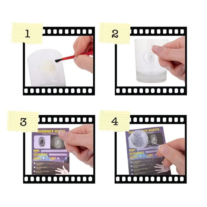 CITY AGENTS Fingerabdruck-Set