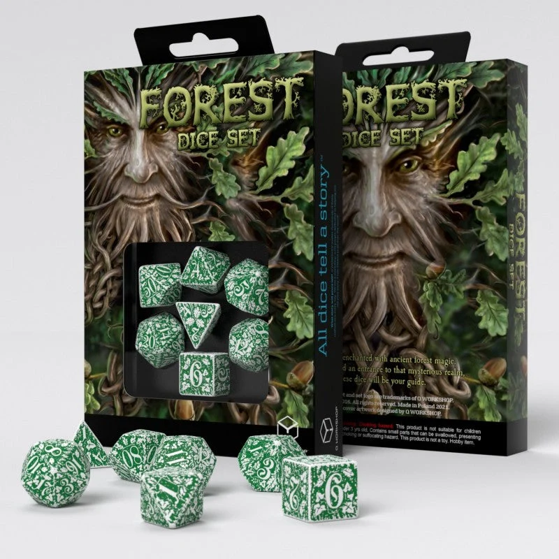 Forest Dice Set Tundra