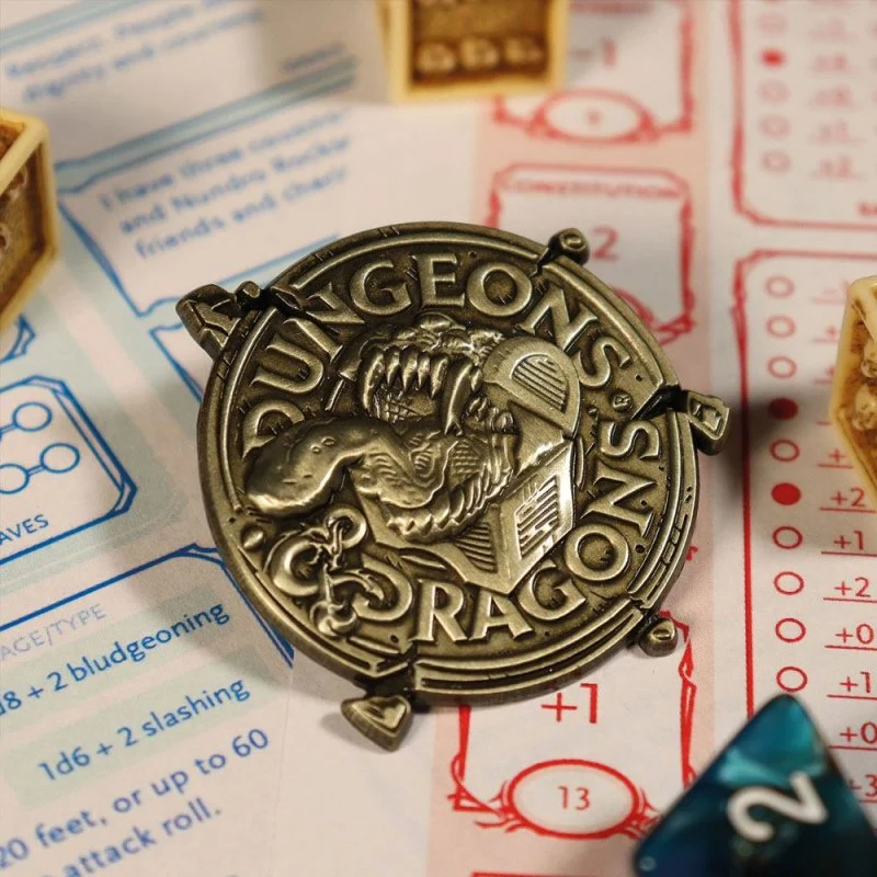 D&D Pin Badge