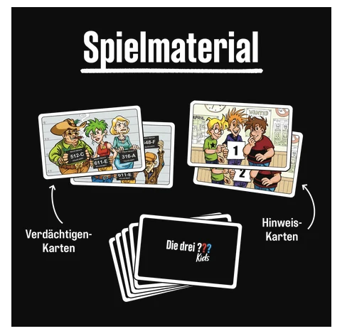 Die drei ??? Kids, Auf Verbrecherjagd, Kartenspiel