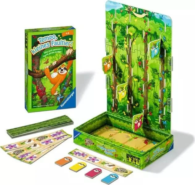 Tempo, kleines Faultier! Mitbringspiel – Ravensburger Wettlaufspiel