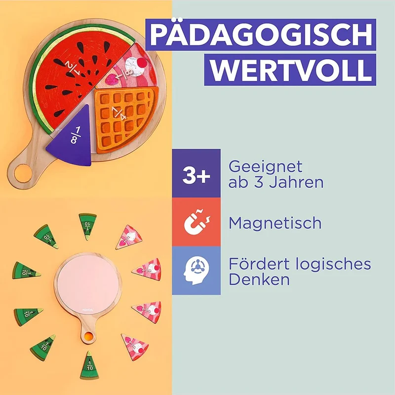 Leckereien Brüche-Spiel
