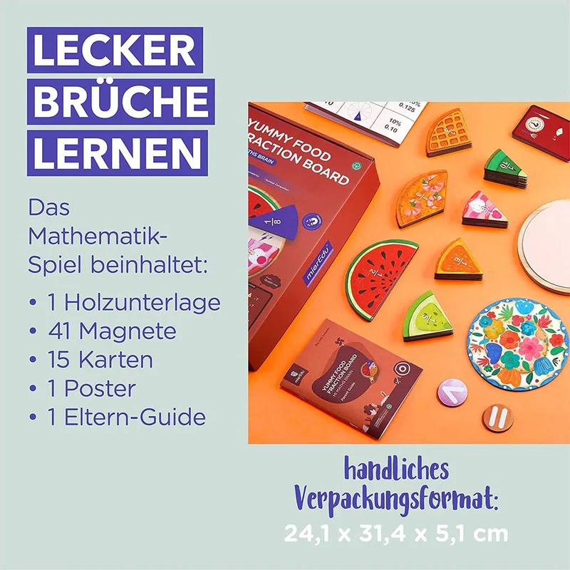 Leckereien Brüche-Spiel