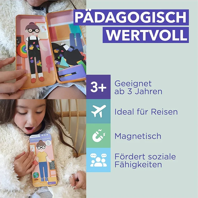 Reise-Magnetspielbox – Lehrerin
