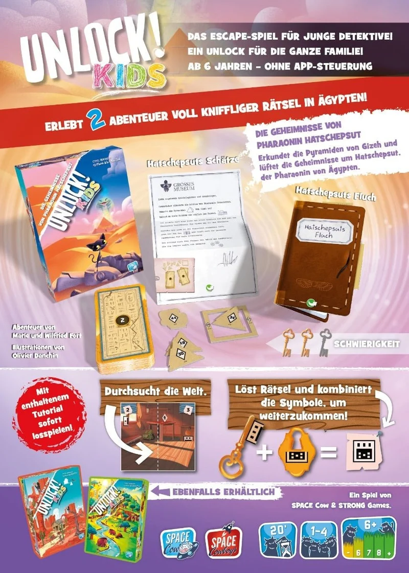 Unlock! Kids Geheimnisse der Pharaonin – Asmodee