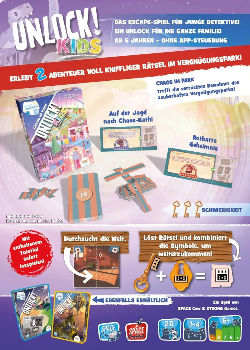 Unlock! Kids Chaos im Park – Asmodee