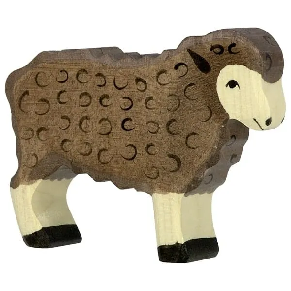 Spielfiguren - Schaf stehend, schwarz